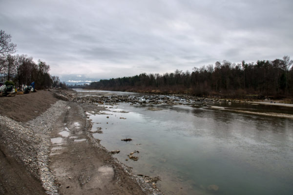 Winterspaziergang zum See